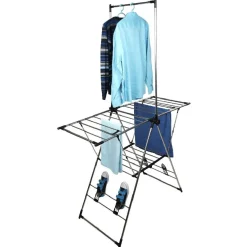 Gifi Entretien Du Linge|Séchoir avec portant étendoir à linge 18m