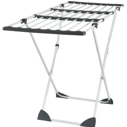 Gifi Entretien Du Linge|Séchoir extensible 18m d'étendage gris blanc