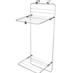 Gifi Entretien Du Linge|Séchoir porte 2 niveaux gris et noir