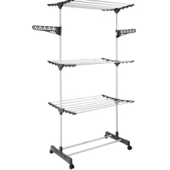 Gifi Entretien Du Linge|Séchoir étendoir à linge avec porte cintre 20m