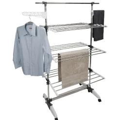 Gifi Entretien Du Linge|Séchoir tour 22 m d'étendage repliable demi-ouverture