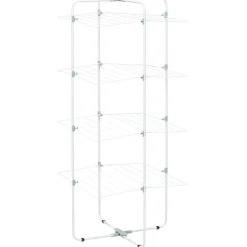 Gifi Entretien Du Linge|Séchoir tour sur roulettes étendoir à linge 4 niveaux