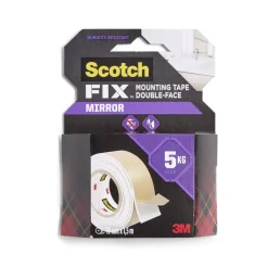 Gifi Colle Et Adhésif^Scotch adhésif double face Miroir et Salle de bain charge 5kg 19mm 1,5m