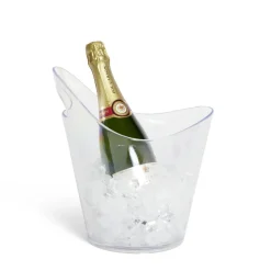 Gifi Seau à glaces 5L plastique transparent