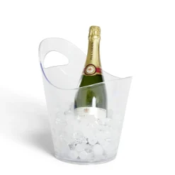 Gifi Seau à glaces 5L plastique transparent