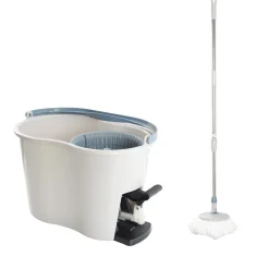 Gifi Nettoyage Et Entretien|Seau essoreur à pédale 8L et balai