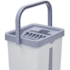 Gifi Nettoyage Et Entretien|Seau essoreur avec balai plat pliable 8 L