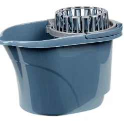 Gifi Nettoyage Et Entretien|Seau essoreur mécanique gris et bleu 17 L