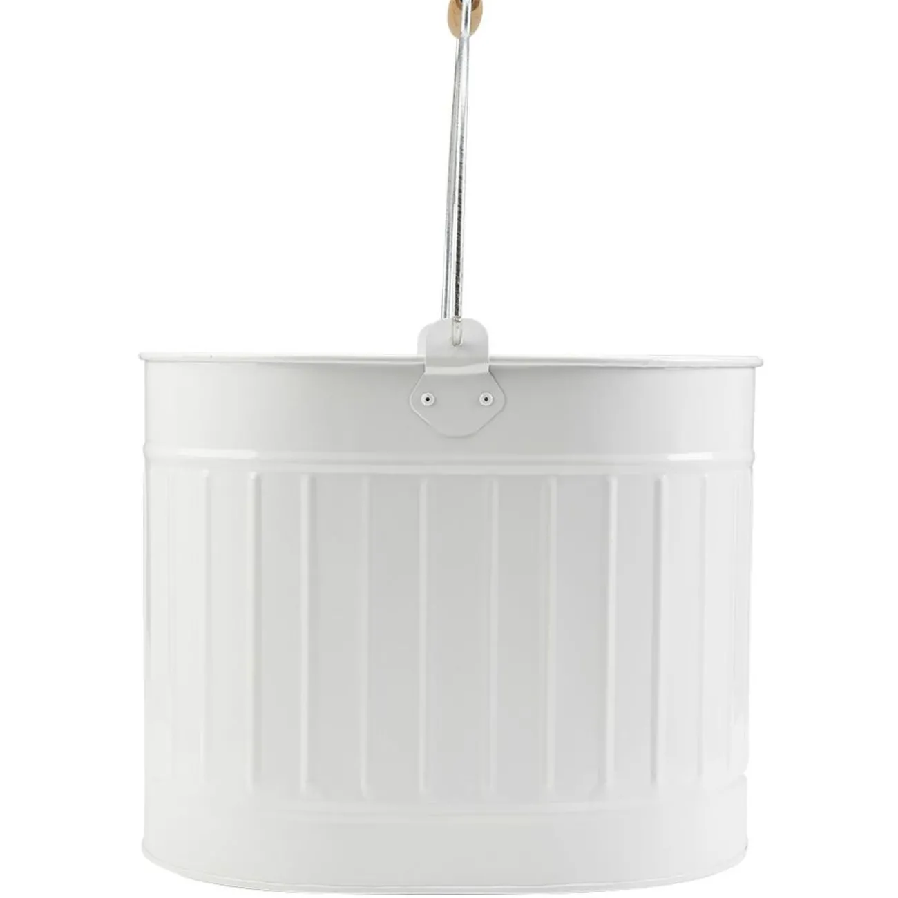 Gifi Nettoyage Et Entretien|Seau essoreur vintage métal et bois anti corrosion 14L