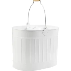 Gifi Nettoyage Et Entretien|Seau essoreur vintage métal et bois anti corrosion 14L