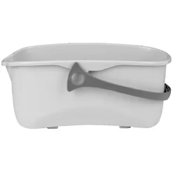 Gifi Nettoyage Et Entretien|Seau rectangulaire en plastique blanc et gris