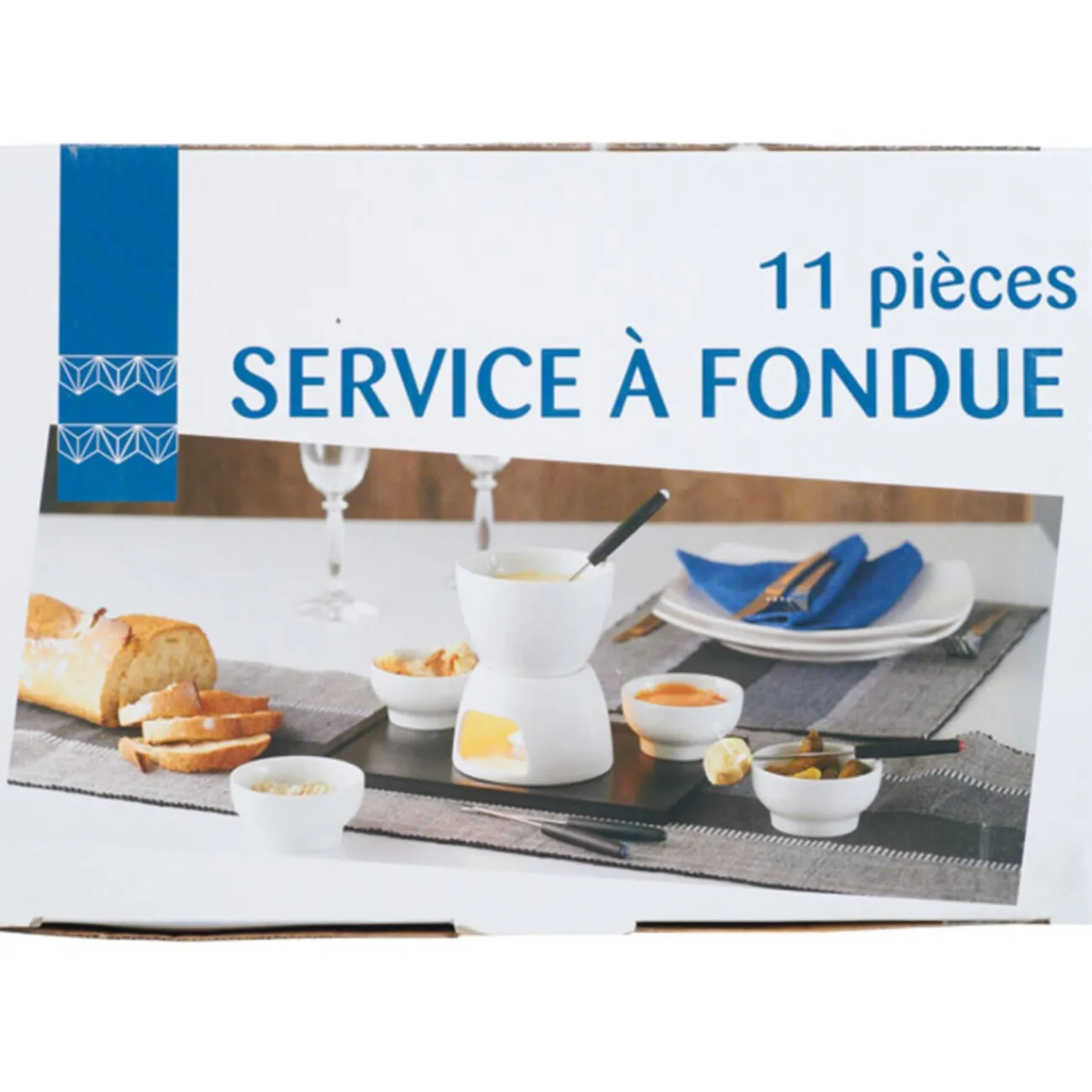 Gifi Service à fondue 11 pièces