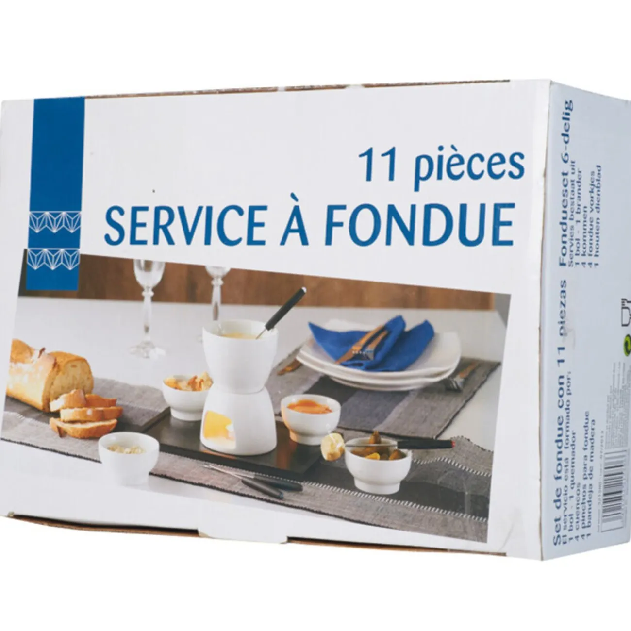 Gifi Service à fondue 11 pièces