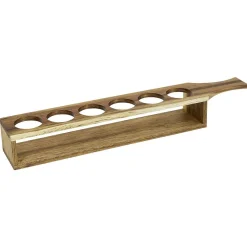 Gifi Service à shooter 6 verres avec support bois