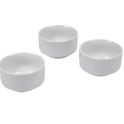 Gifi Service à tapas blanc 3 pièces