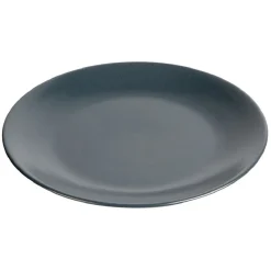 Gifi Service à vaisselle gris en faïence 18 pièces