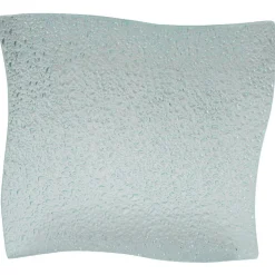 Gifi Service à vaisselle motif vague relief transparent 12 pièces