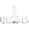 Gifi Service 6 verres à eau et 1 carafe