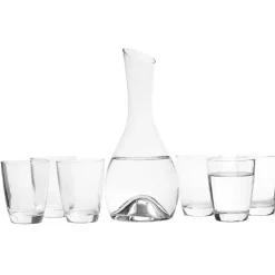 Gifi Service 6 verres à eau et 1 carafe