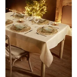 Gifi Service vaisselle doré transparent 18 pièces