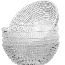 Gifi Service vaisselle en verre transparent