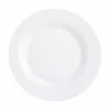 Gifi Service vaisselle Luminarc lot de 12 assiettes plates rondes uni blanc