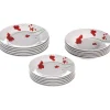 Gifi Service vaisselle porcelaine 18 pièces