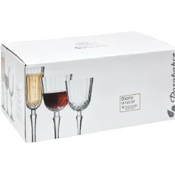 Gifi Service verre à pied Diony x 18