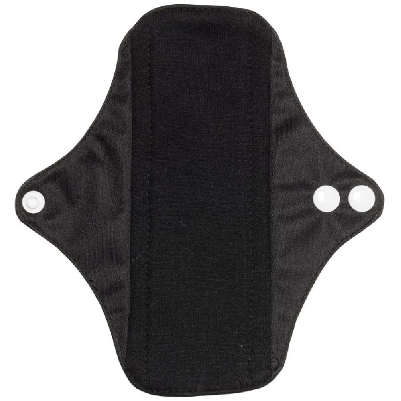 Gifi Bien-Être^Serviette hygiènique lavable noire 100% coton