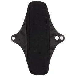 Gifi Bien-Être^Serviette hygiènique lavable noire 100% coton flux abondant