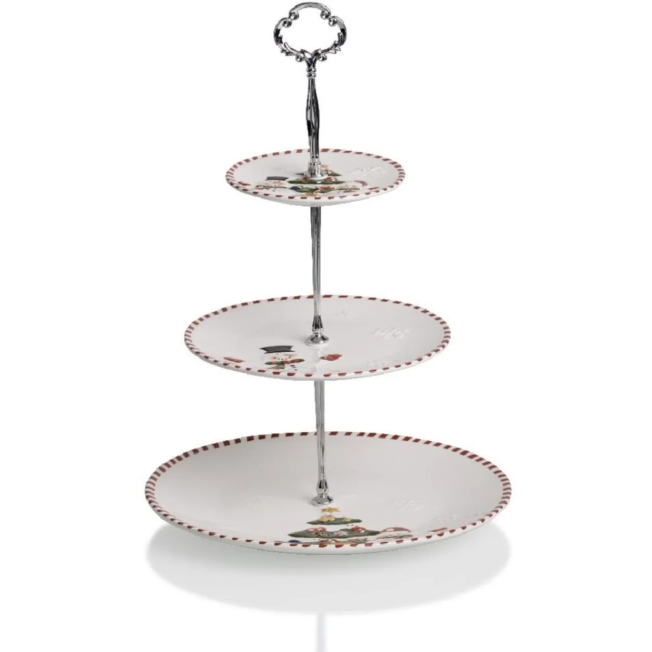 Gifi Serviteur à 3 étages motif Noël