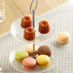 Gifi Serviteur 2 niveaux verre