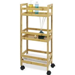 Gifi Aménagement Salle De Bain^Serviteur bambou 3 niveaux