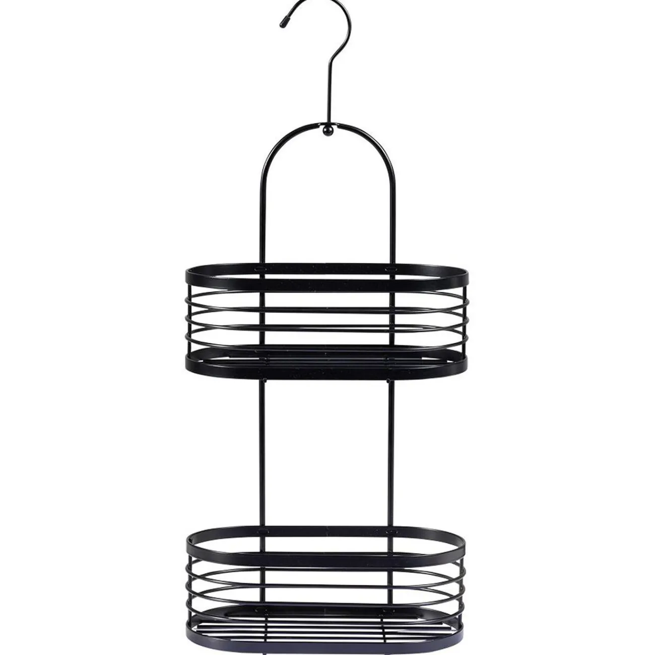 Gifi Equipement Douche^Serviteur de douche 2 niveaux métal noir