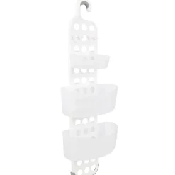 Gifi Equipement Douche^Serviteur de douche 4 paniers blanc