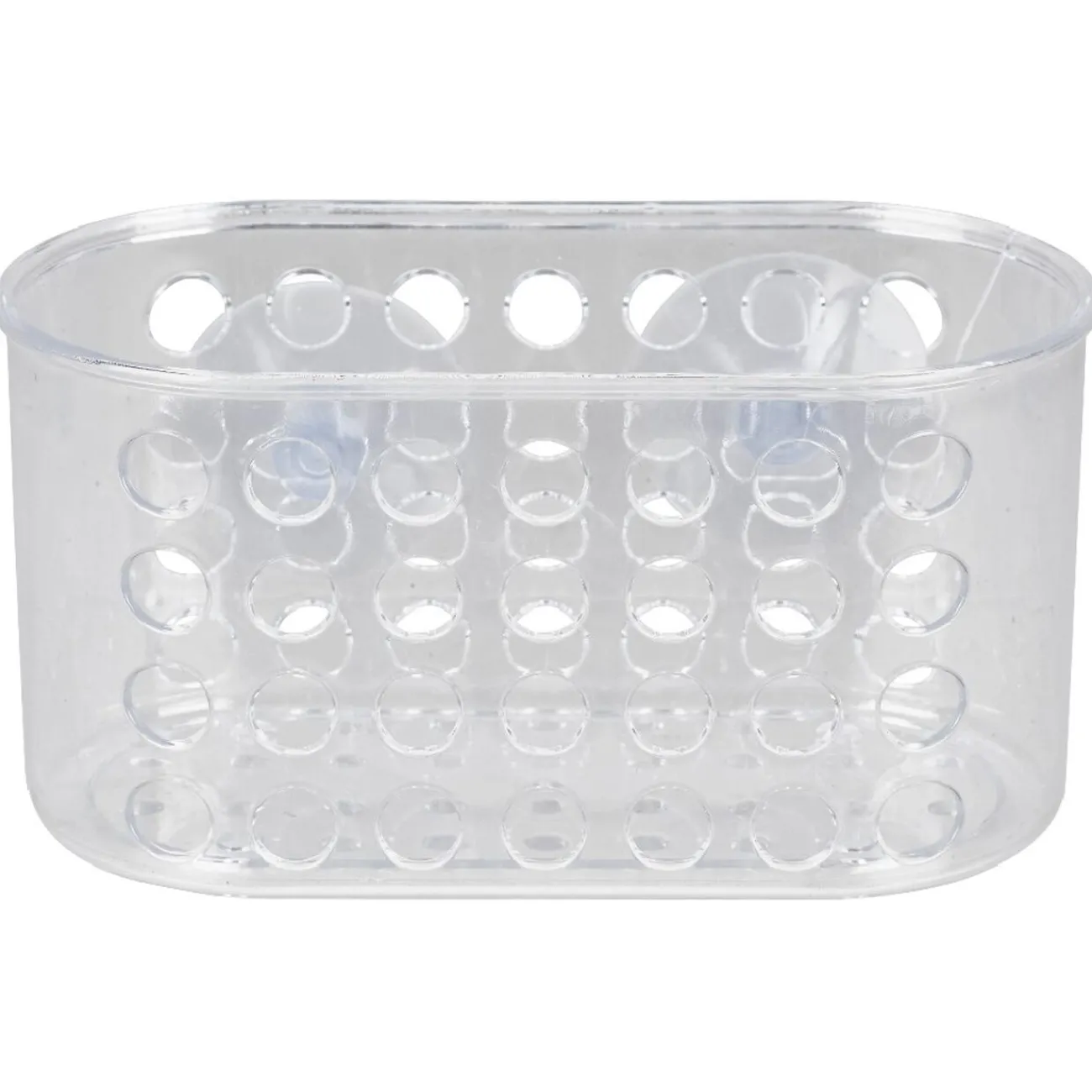 Gifi Equipement Douche^Serviteur de douche à ventouse ajouré transparent