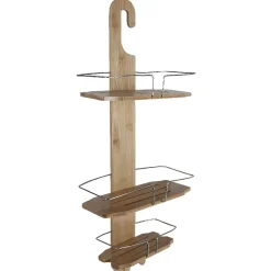 Gifi Equipement Douche^Serviteur de douche bambou à suspendre