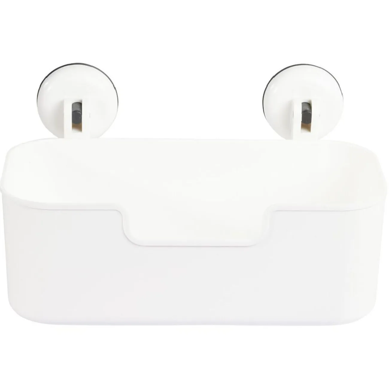 Gifi Equipement Douche^Serviteur de douche blanc fixation ventouses