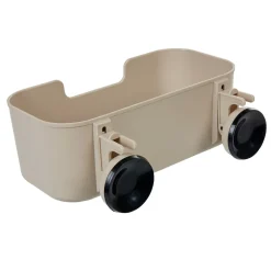 Gifi Equipement Douche^Serviteur panier de douche à ventouse gris