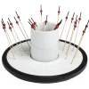 Gifi Set apéritif tournant noir et blanc 24pcs