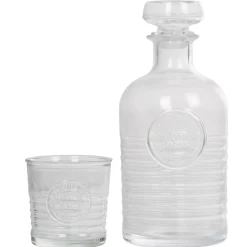 Gifi Set carafe et 6 verres à rhum Bormioli Rocco