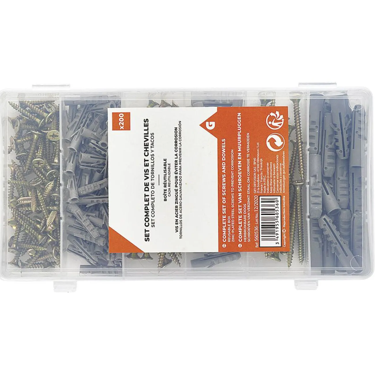 Gifi Quincaillerie^Set complet de vis et chevilles