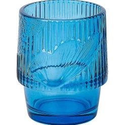 Gifi Set de 4 verres empilables forme poisson Ø8xH28cm - 2 coloris