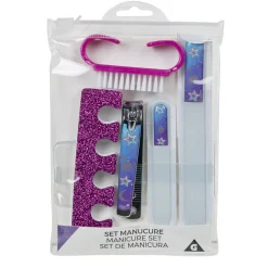 Gifi Beauté^Set de manucure design Cosmos violet