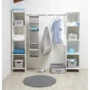 Gifi Rangement|Set de rangement dressing gris et blanc