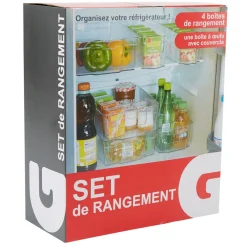 Gifi Set de rangement frigo