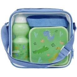 Gifi Set déjeuner Enfant lunchbox avec bouteille et sac de transport