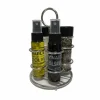 Gifi Set huile vinaigre sel poivre avec support