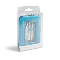 Gifi Beauté^Set manucure 5 pièces avec trousse iridescente - 4 modèles