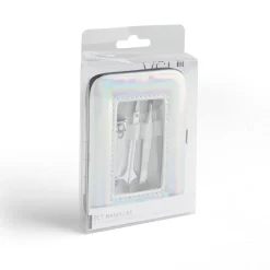 Gifi Beauté^Set manucure 5 pièces avec trousse iridescente - 4 modèles